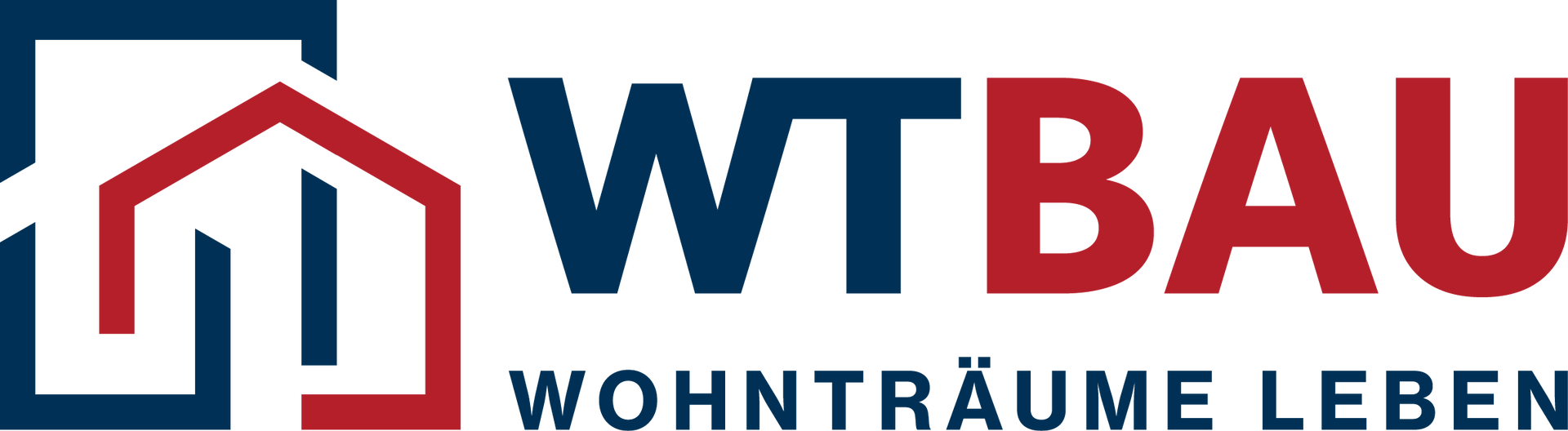 Das Bild zeigt das WT Bau Logo - Wohnträume leben - Individuelle Planung, Massivbauweise, Schlüsselfertigbau, Festpreisgarantie - WT Schlüsselfertig-Bau GmbH, Daimlerstraße 5, 74369 Löchgau