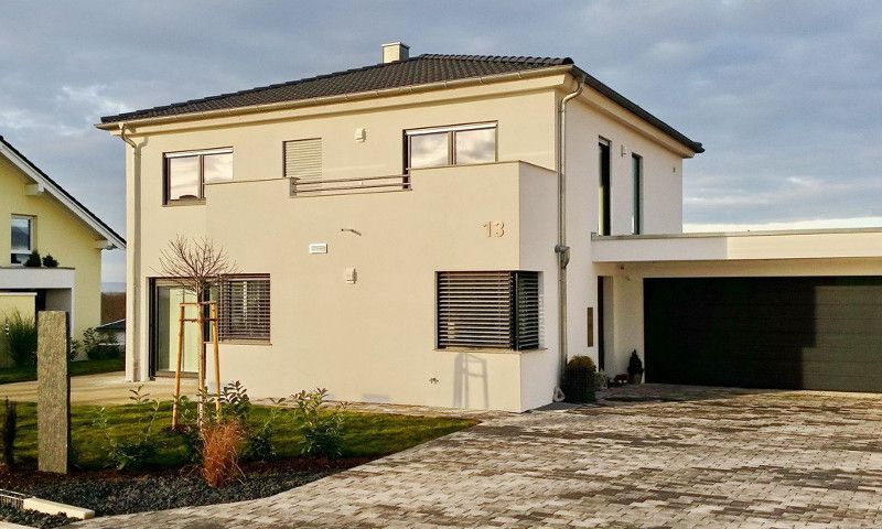 Realisiertes Kundenbeispiel - Massivhaus, Individuell geplant und gebaut - Wohnträume von WT Schlüsselfertig-Bau GmbH