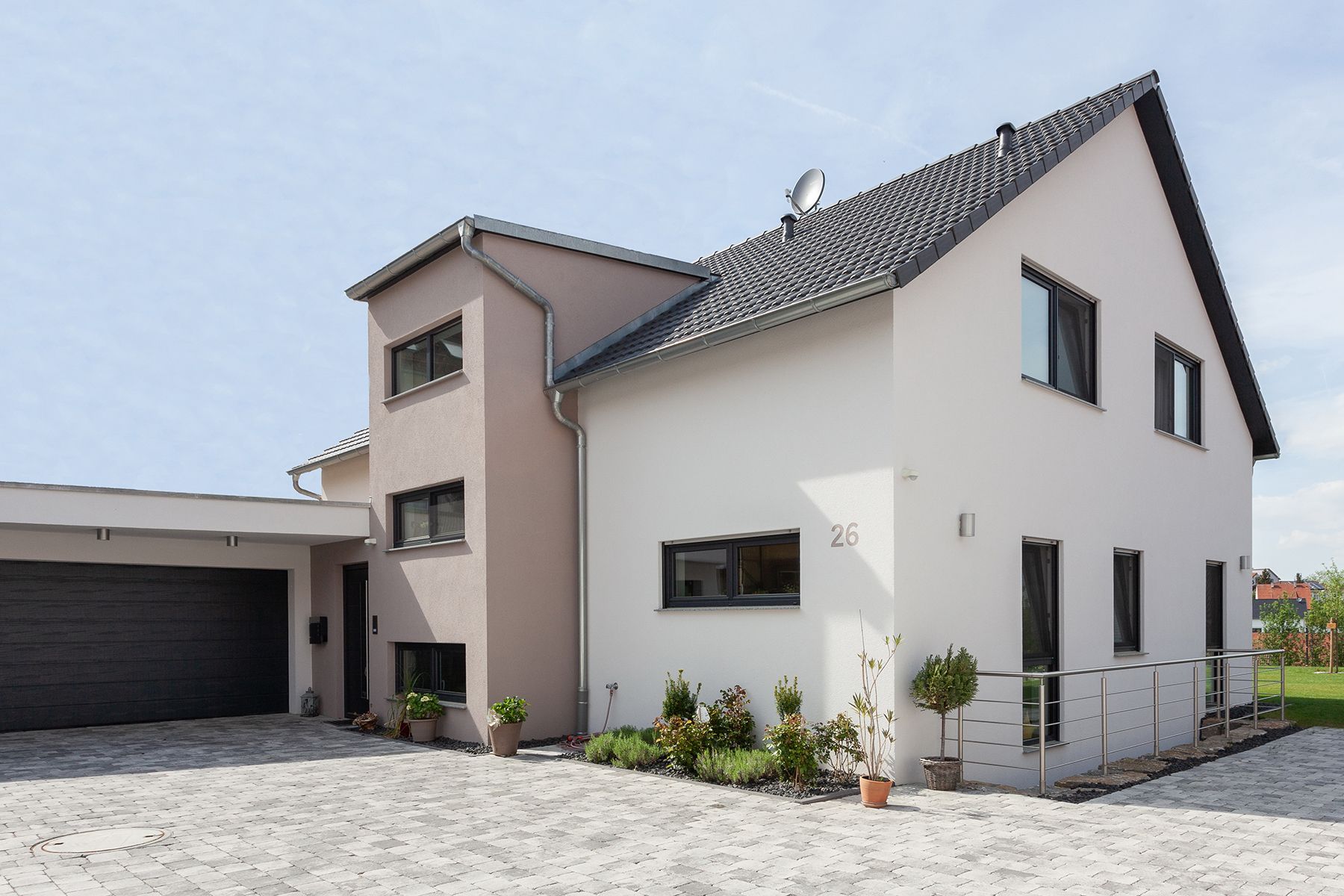 Realisiertes Kundenbeispiel - Massivhaus, Individuell geplant und gebaut - Wohnträume von WT Schlüsselfertig-Bau GmbH