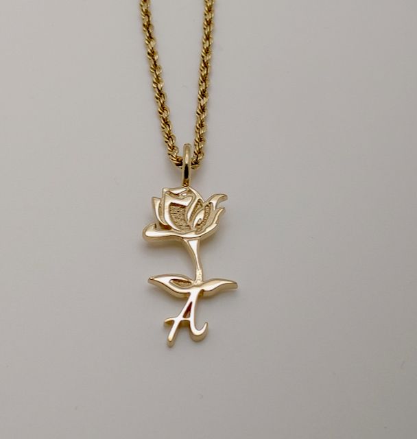 Rose pendant, jewelry