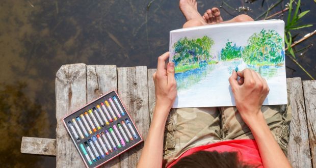 Artist Drawing Nature Artist Drawing Nature