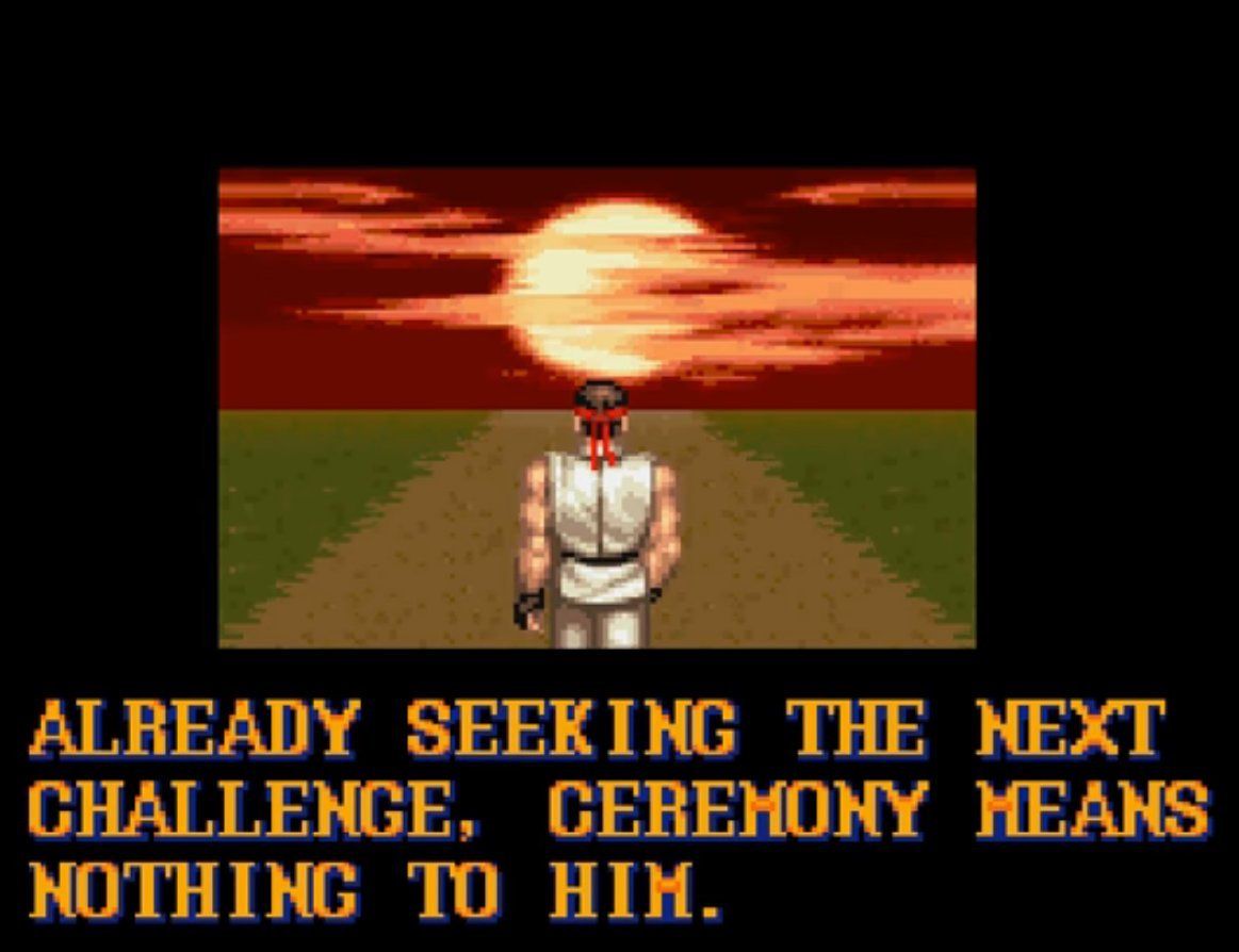 SF2T Ryu Ending SF2T Ryu Ending