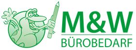 M&W Bürobedarf Logo mit Frosch
