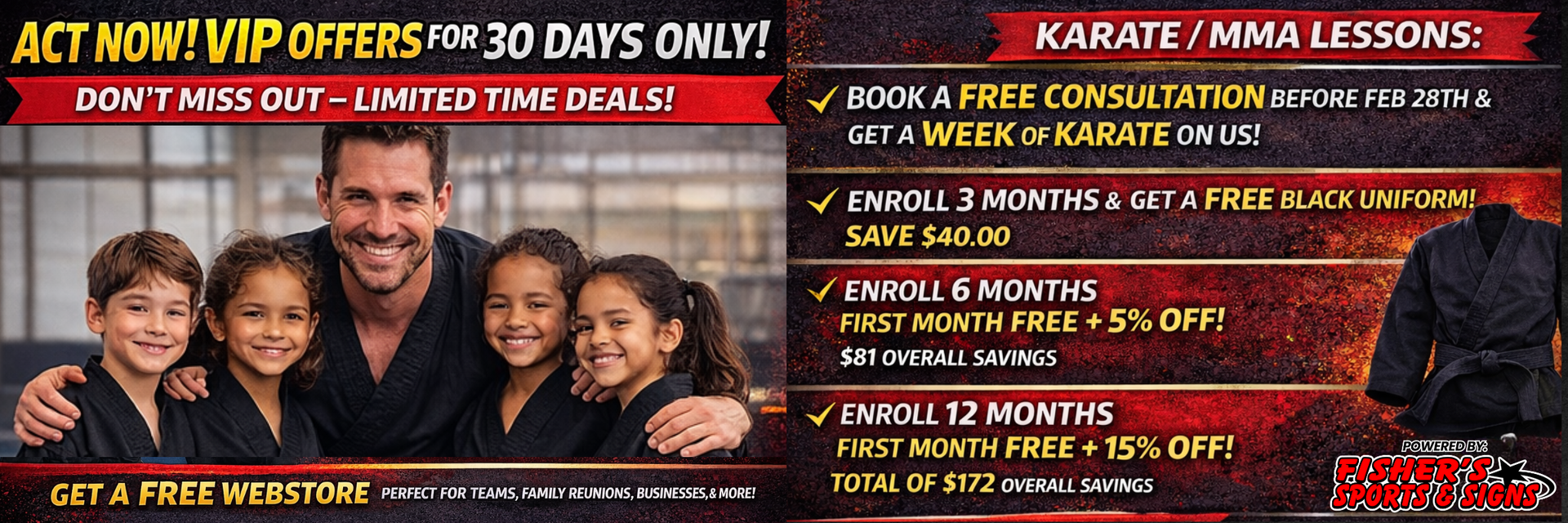 fishers sports kenpo karate class offer