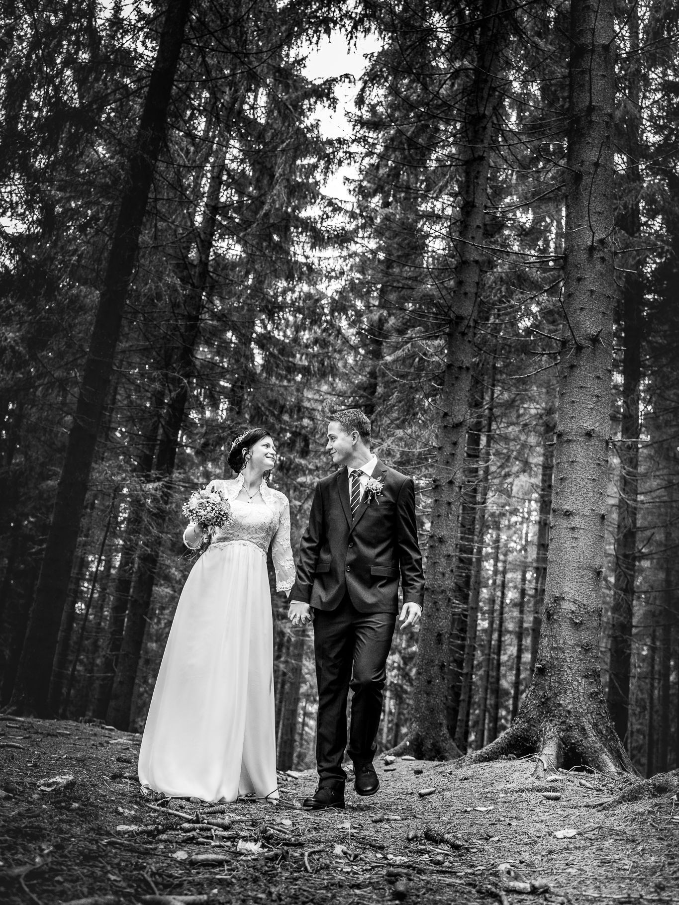 Hochzeitsfoto von Julia und Stefan, Fotograf: Maik Dietel, Wedding Memory