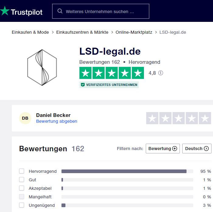 Trustpilot LSD-legal