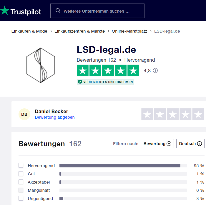 Trustpilot LSD-legal Trustpilot LSD-legal