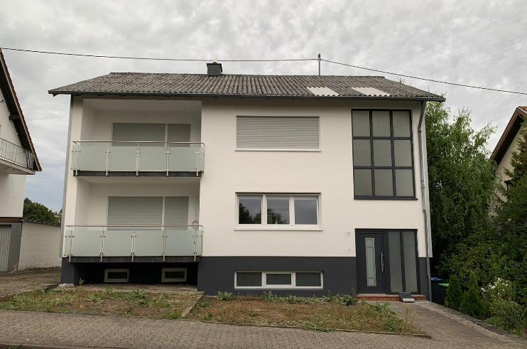 Fassade, Dämmung, streichen