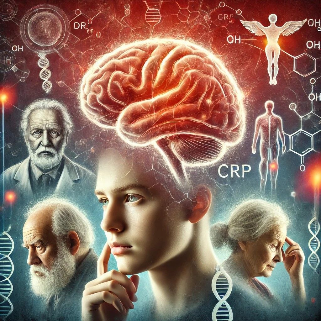 Cervello affetto da infiammazione cronica