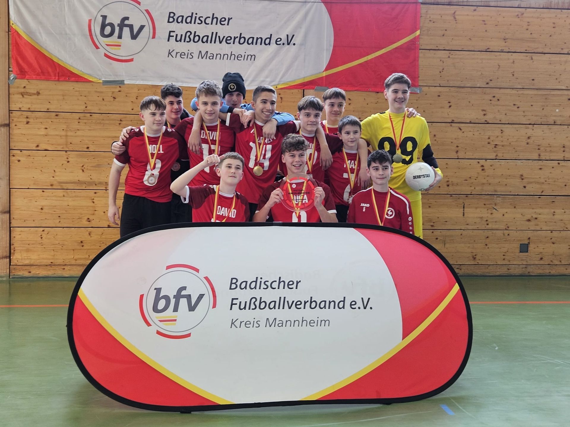 Foto: SVR-Fußball C1-Junioren Futsal-Hallenkreismeister, Fußball, SV Rohrhof