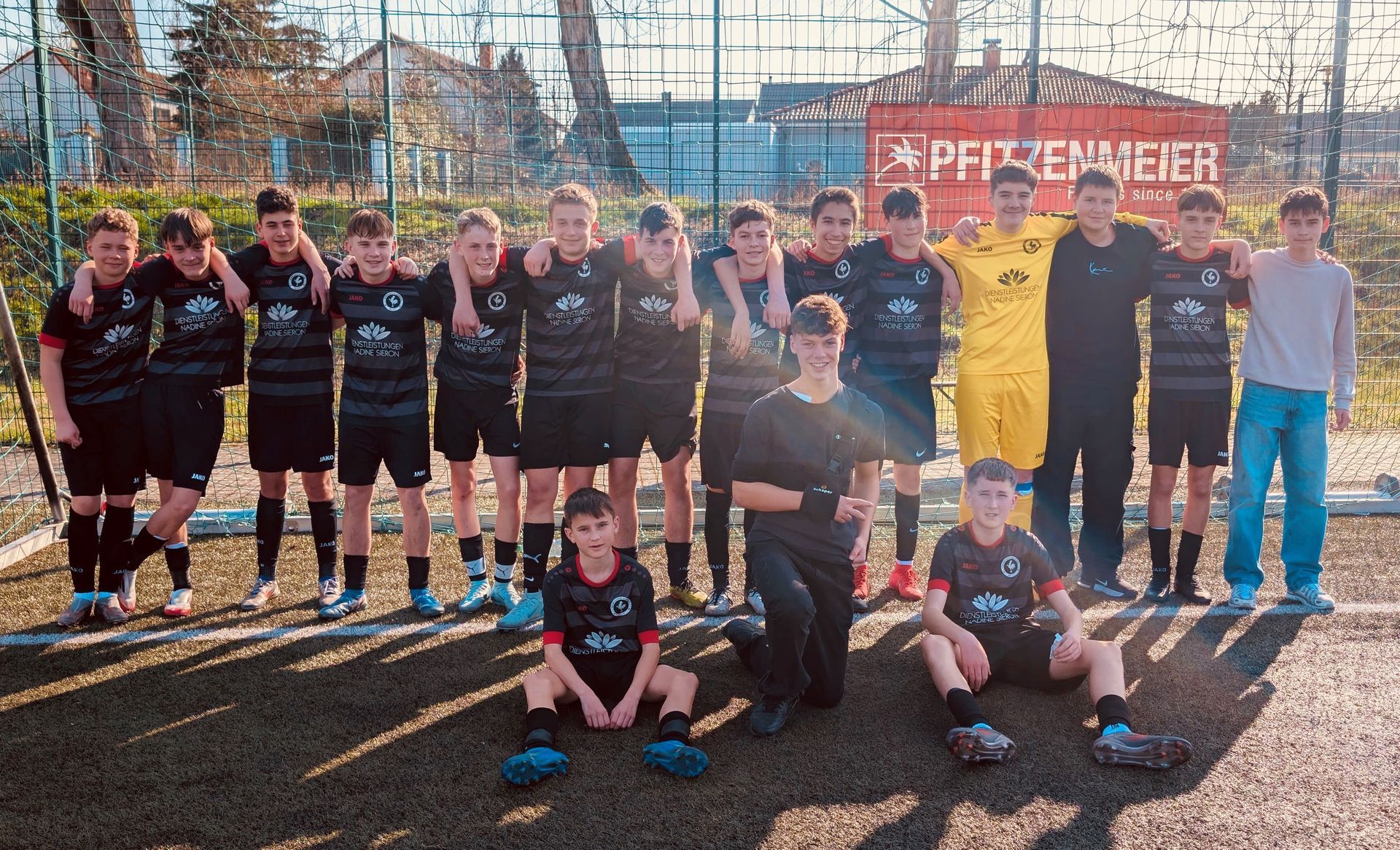 Foto: SK C1-Junioren Sieg gegen Weinheim, Fußball, SV Rohrhof