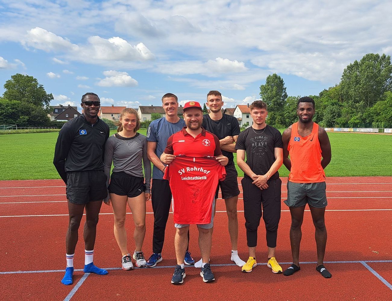 Foto: SVR Leichtathletik Profis trainieren beim SVR, Leichtathletik, SV Rohrhof 1921 e.V.