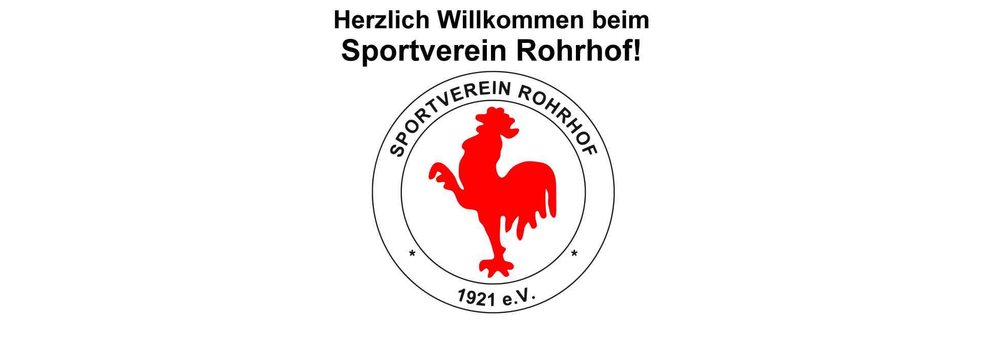 Willkommen beim Sportverein Rohrhof
