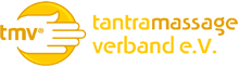 Wort-Bild-Marke des Tantramassage-Verbands TMV Logo TMV Tantramassage-Verband Wortbildmarke