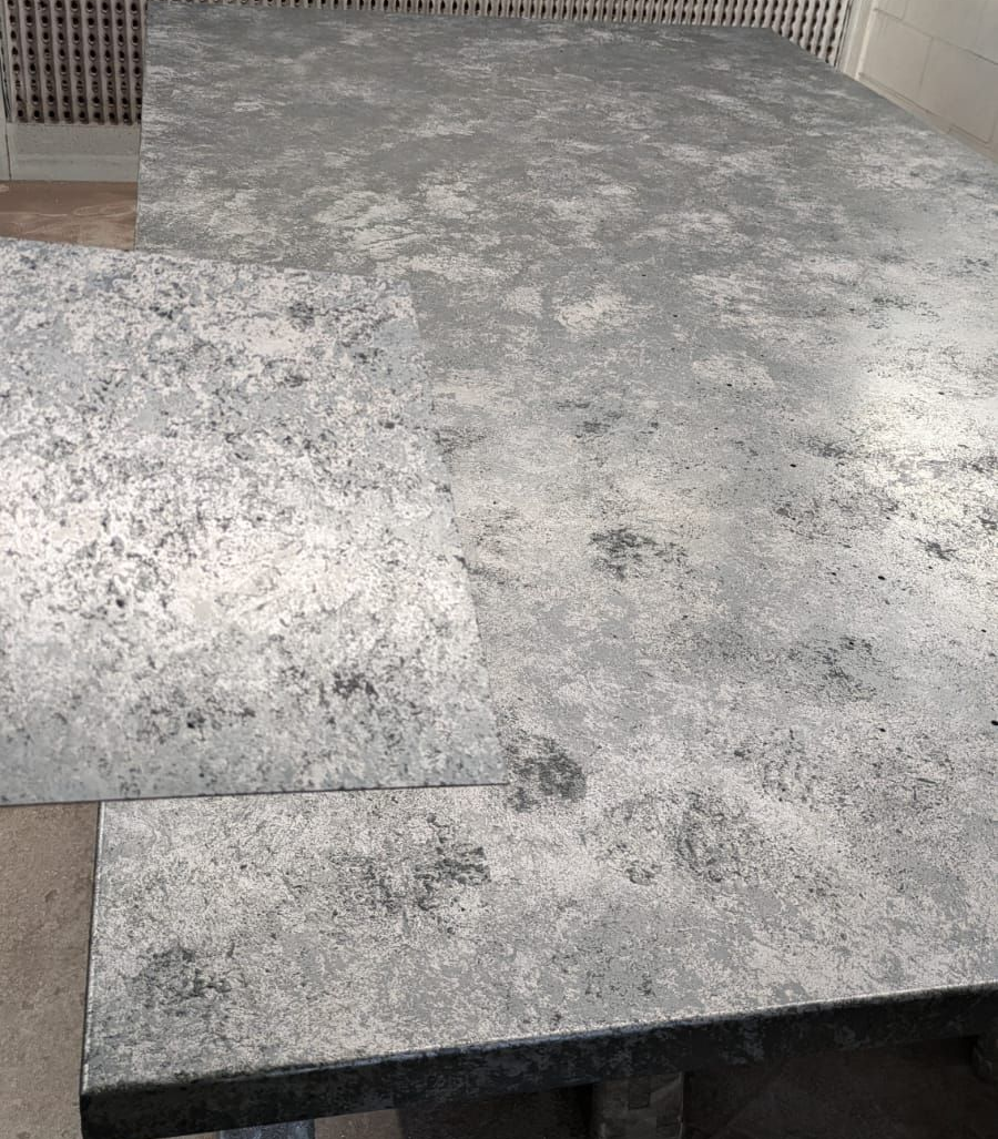 Faux Venetian plaster tray