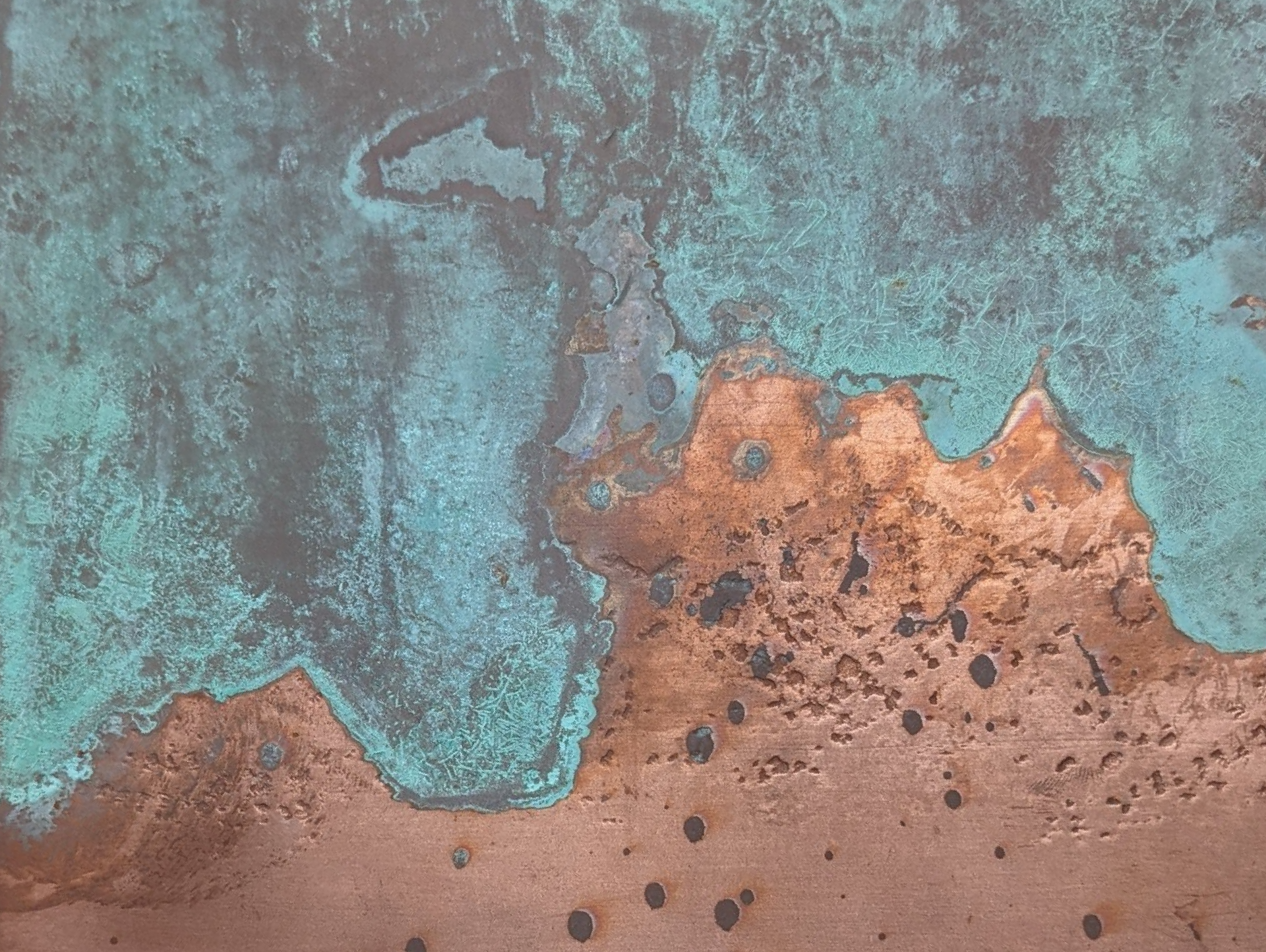 TechniColour Spraying VeroMetal Copper Patina green