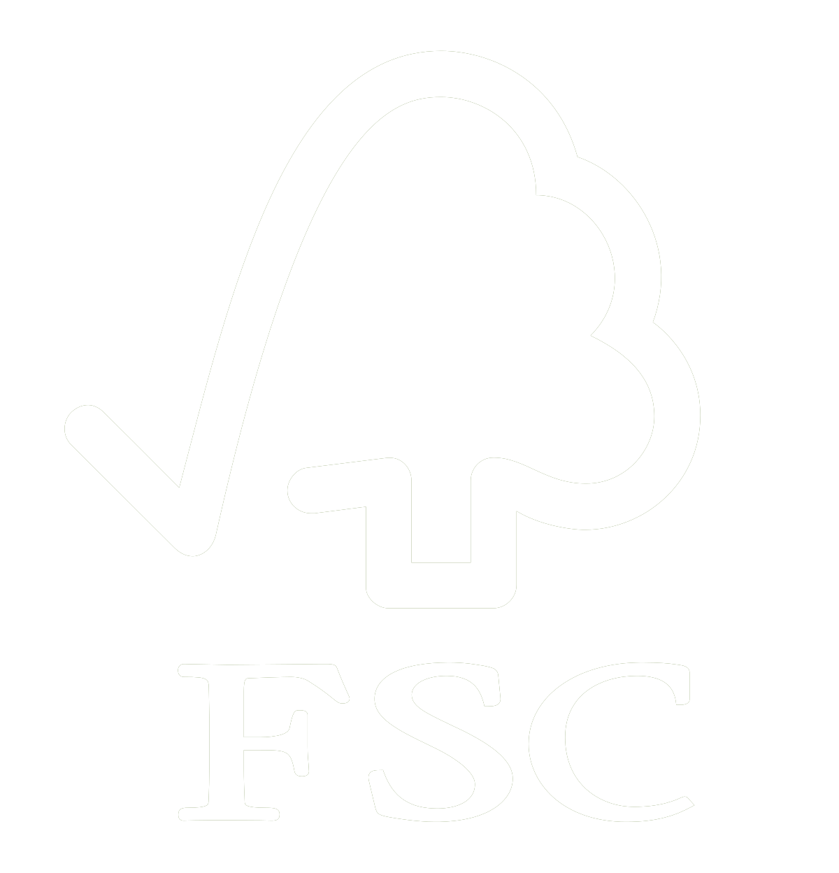 Alle unseren eingesetzten Hölzer sind FSC-zertifiziet und stammen aus nachhaltiger Forstwirtschaft