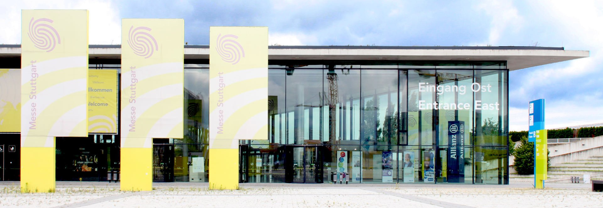 Gesamter Garderobenbereich in der Landesmesse Stuttgart