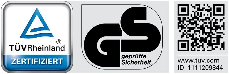 Unsere Garderoben und Hakenleisten tragen das GS-Zertifikat geprüfte Sicherheit