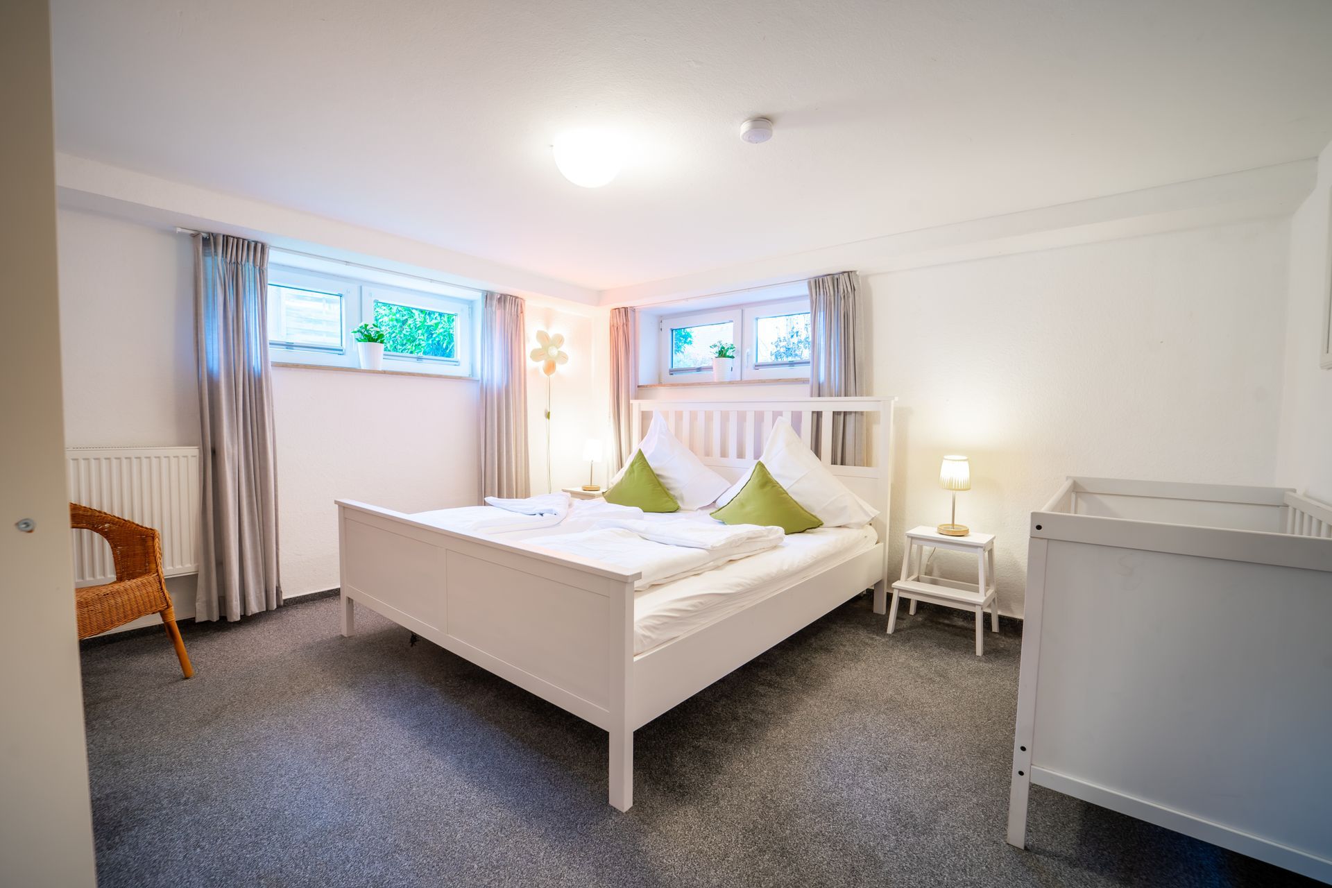 Schlafzimmer Souterrain Ferienhaus Scharbeutz