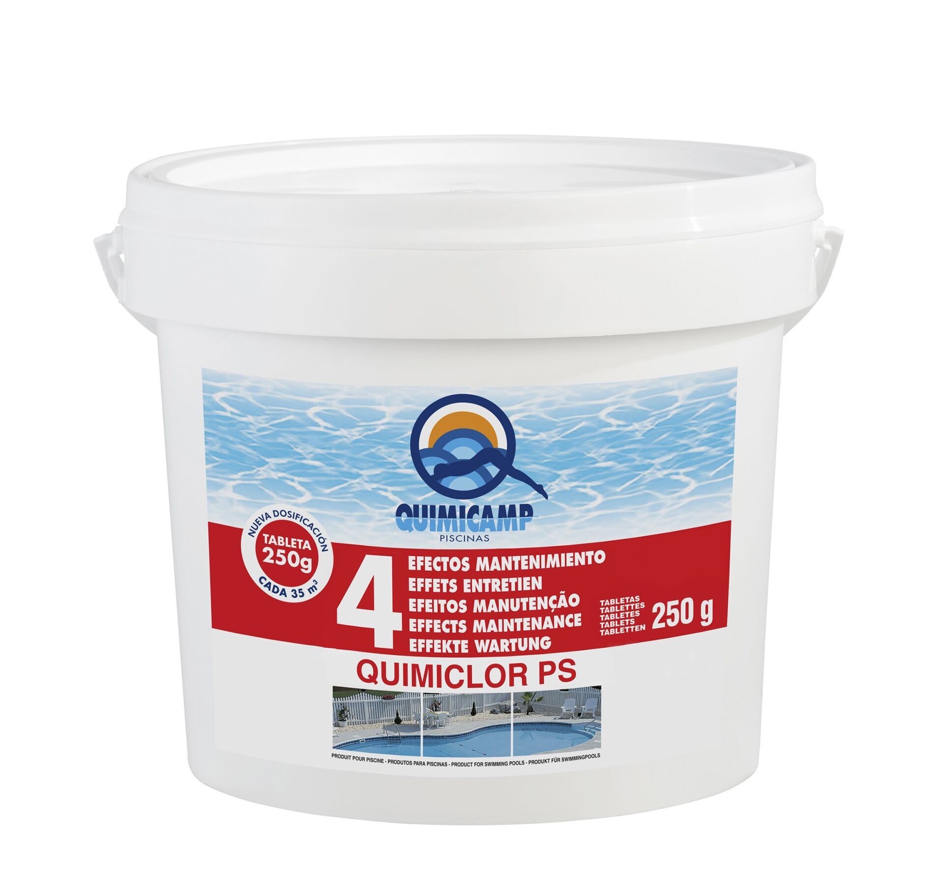 cloro tabletas 4 acciones