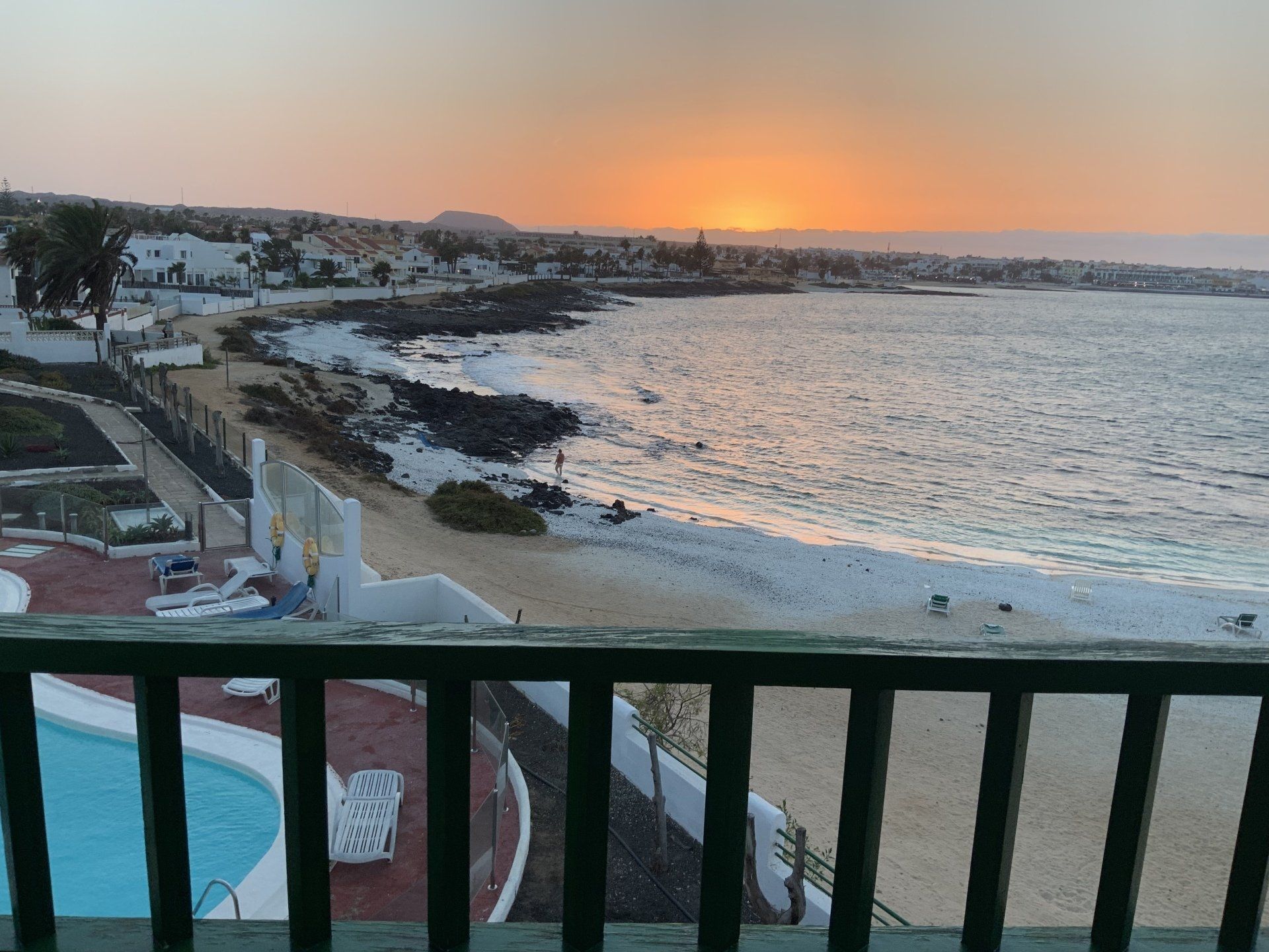 Sunset on Corralejo Bay