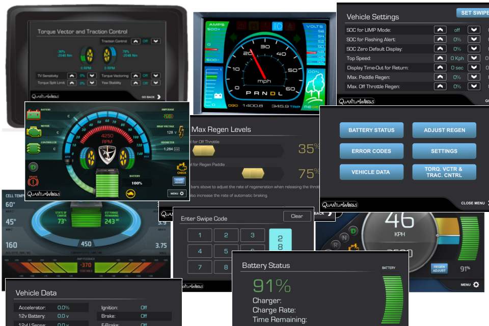 human machine interface (HMI) subsystem collage