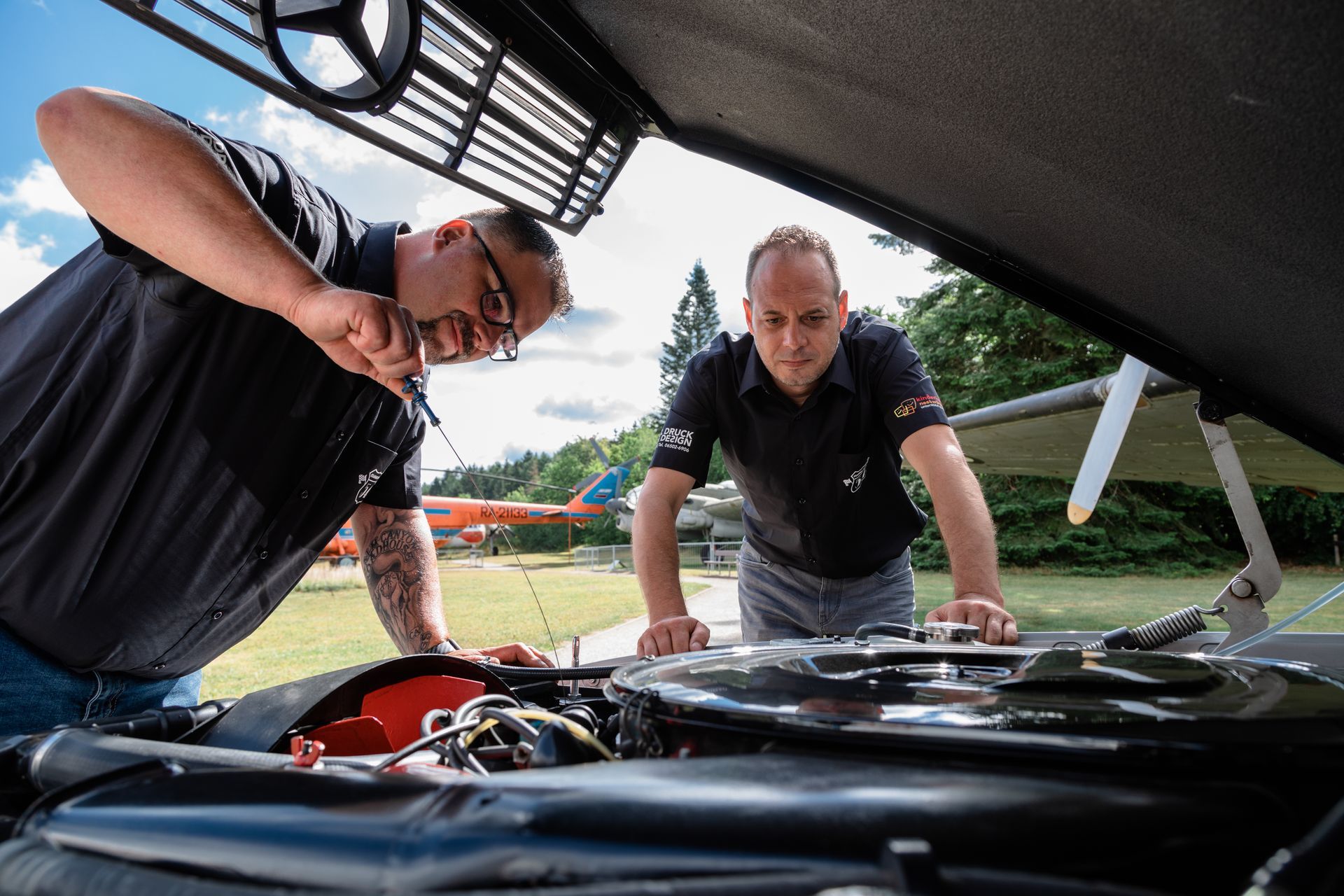 Mercedes Benz Cabrio 560 SL - Die Erbauer