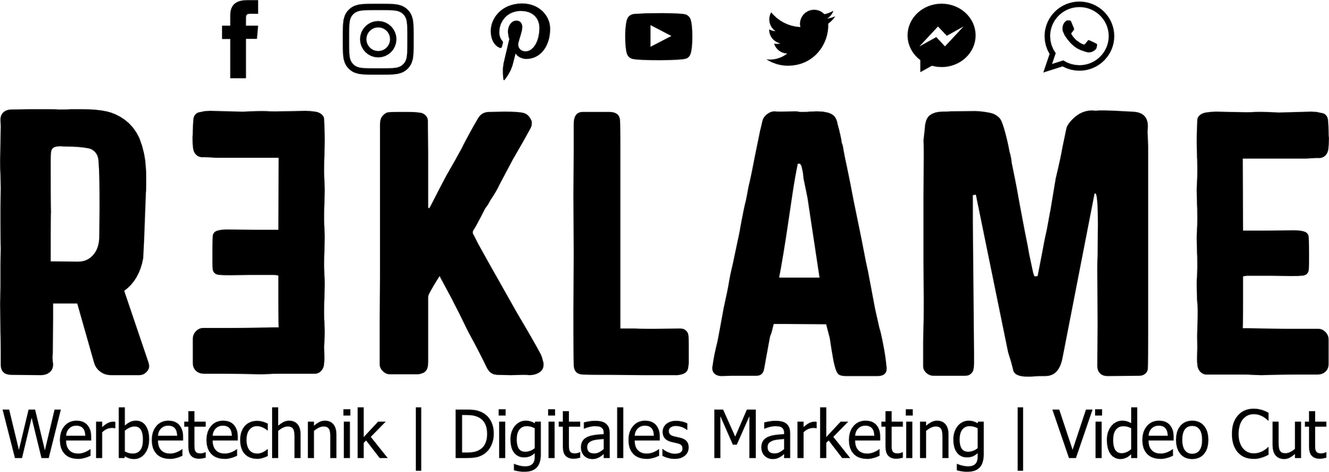 Hier ist das Logo von R3KLAME Werbetechnik - Diese Seite wurde erstellt von R3KLAME.