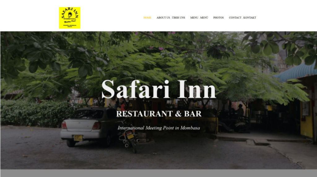Safari Inn Mombasa - nach dem Wordpress-Update