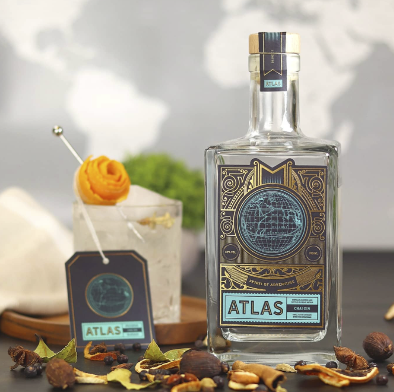 Atlas Gin, English Gin Lincolnshire, Chai Gin
