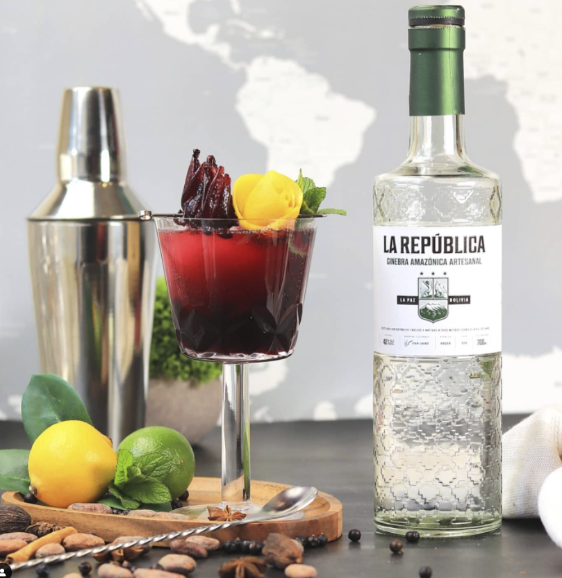 La Republica Gin, La Paz, World's Highest Gin Distillery, Bolivian Gin, South American Gin, Craft Gin Club