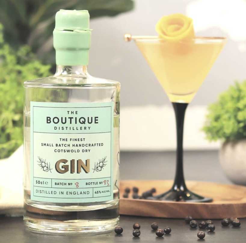 The Boutique Distillery, Cotswold Dry Gin, small batch gin, made by a Kiwi