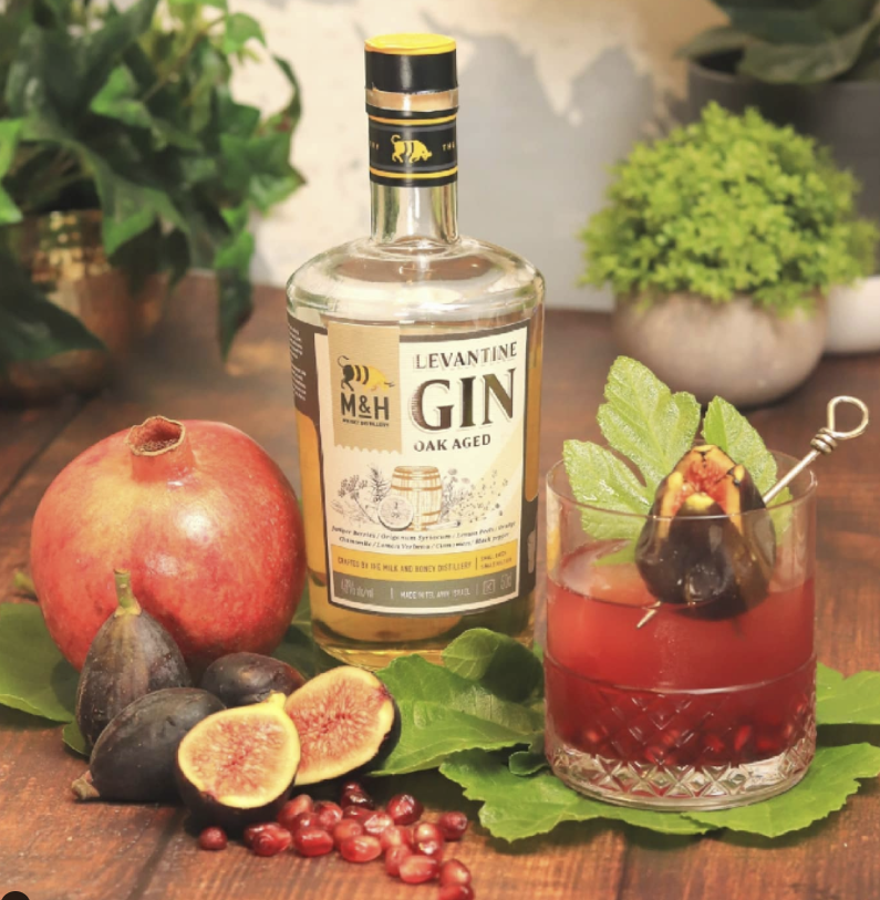 Levantine Gin, Oak Aged Gin, Israeli Gin, Milk & Honey Distillery