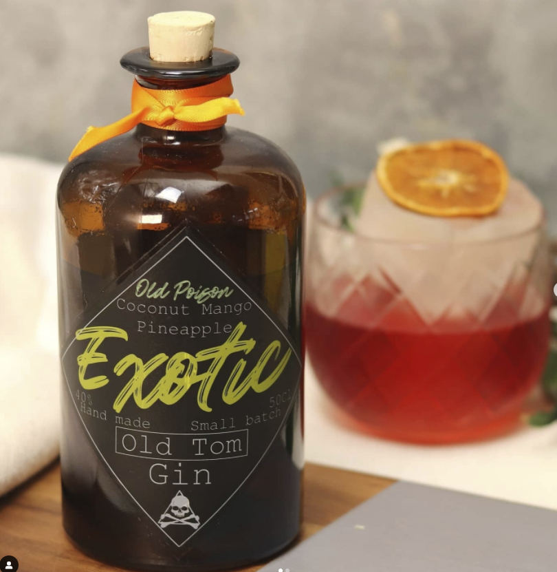Old Poison Distillery, Edinburgh, Scottish Gin, Exotic Old Tom