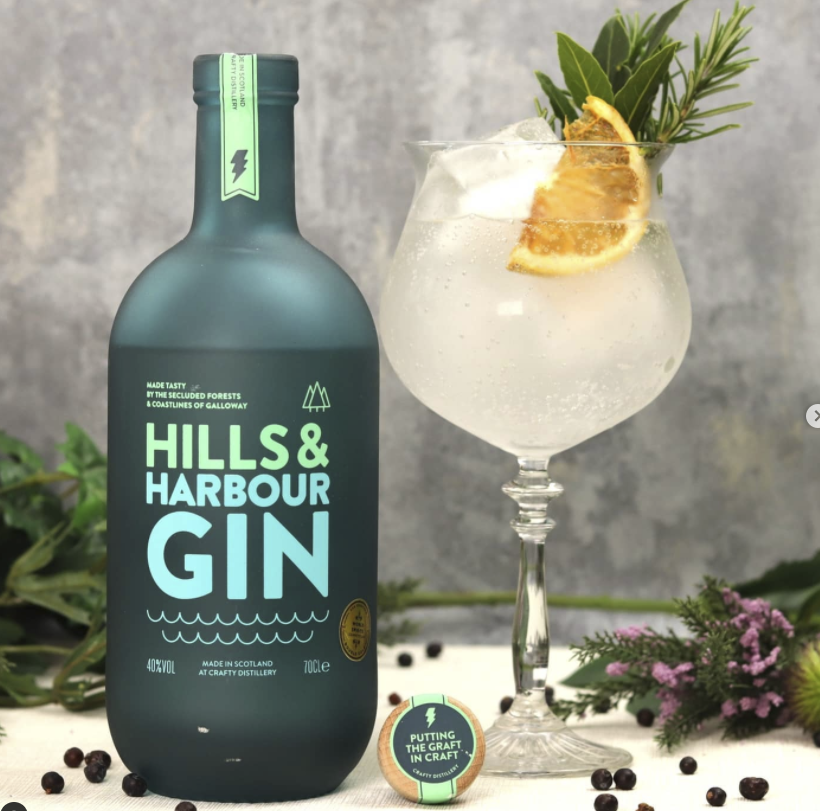 Hills & Harbour, Crafty Distillery, Scottish Inventions, Scottish Gin