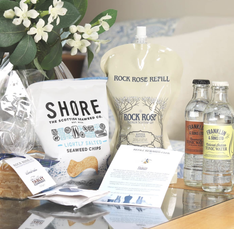 Rock Rose Gin, Dunnet Bay, Scottish Gin, Refill Rewards Club