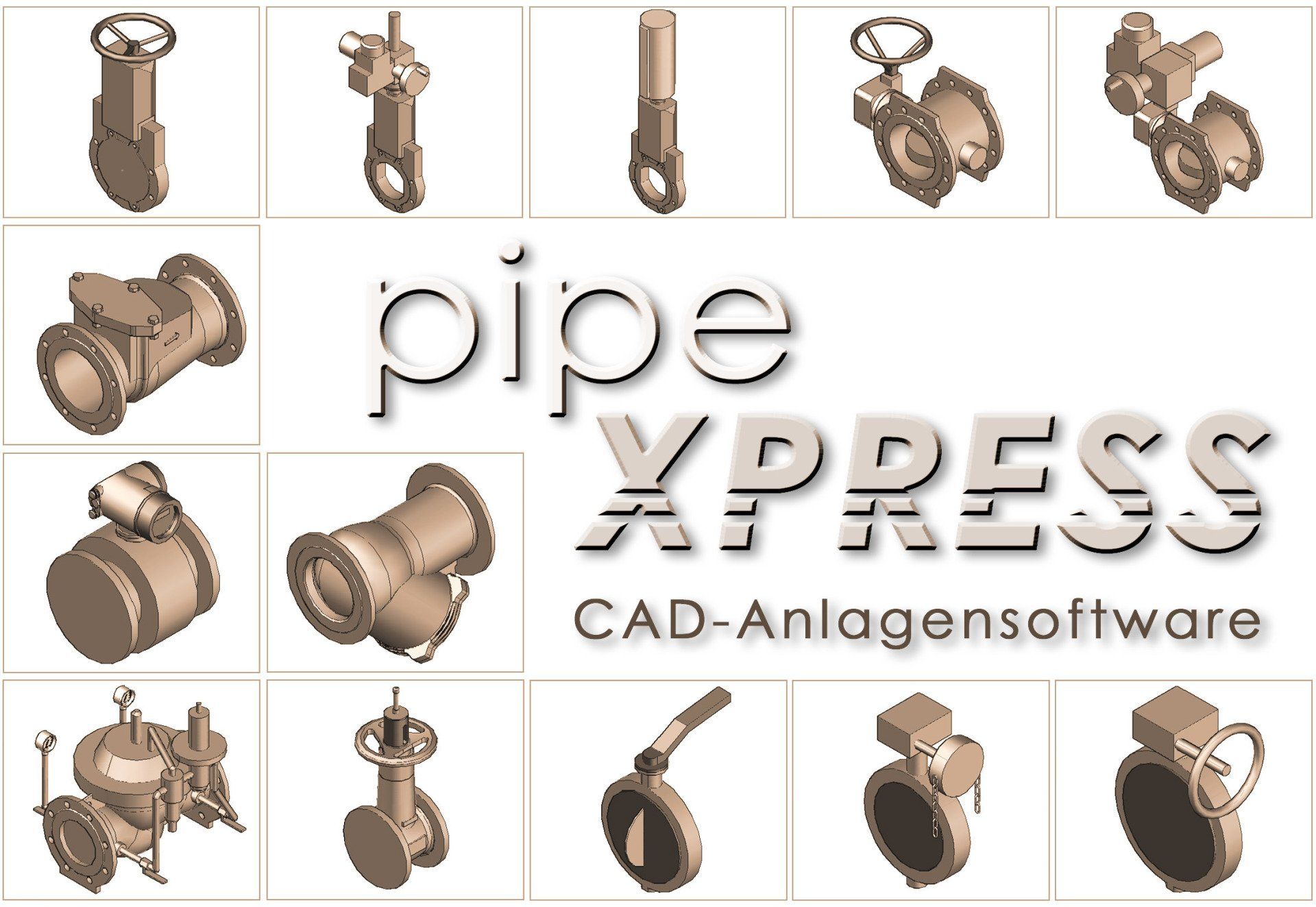 Softwareentwicklung pipeXPRESS Ihre 3-D Anlagenbau Software inkl. P&ID für AutoCAD und BricsCAD Softwareentwicklung pipeXPRESS
Ihre 3-D Anlagenbau Software inkl. P&ID für AutoCAD und BricsCAD