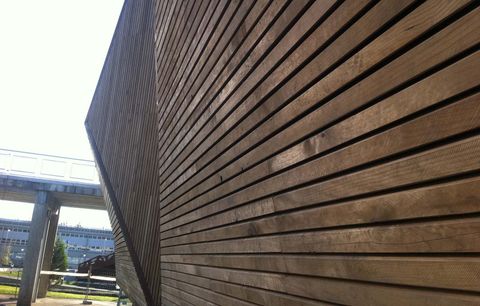 Revestimiento madera termotratada de Cerramientos Vadía Revestimiento madera termotratada de Cerramientos Vadía