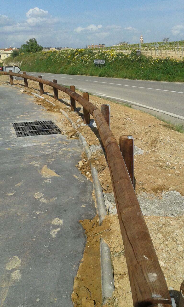 Tanca fusta bionda mixta de Tancaments Vadía Tanca fusta bionda mixta de Tancaments Vadía