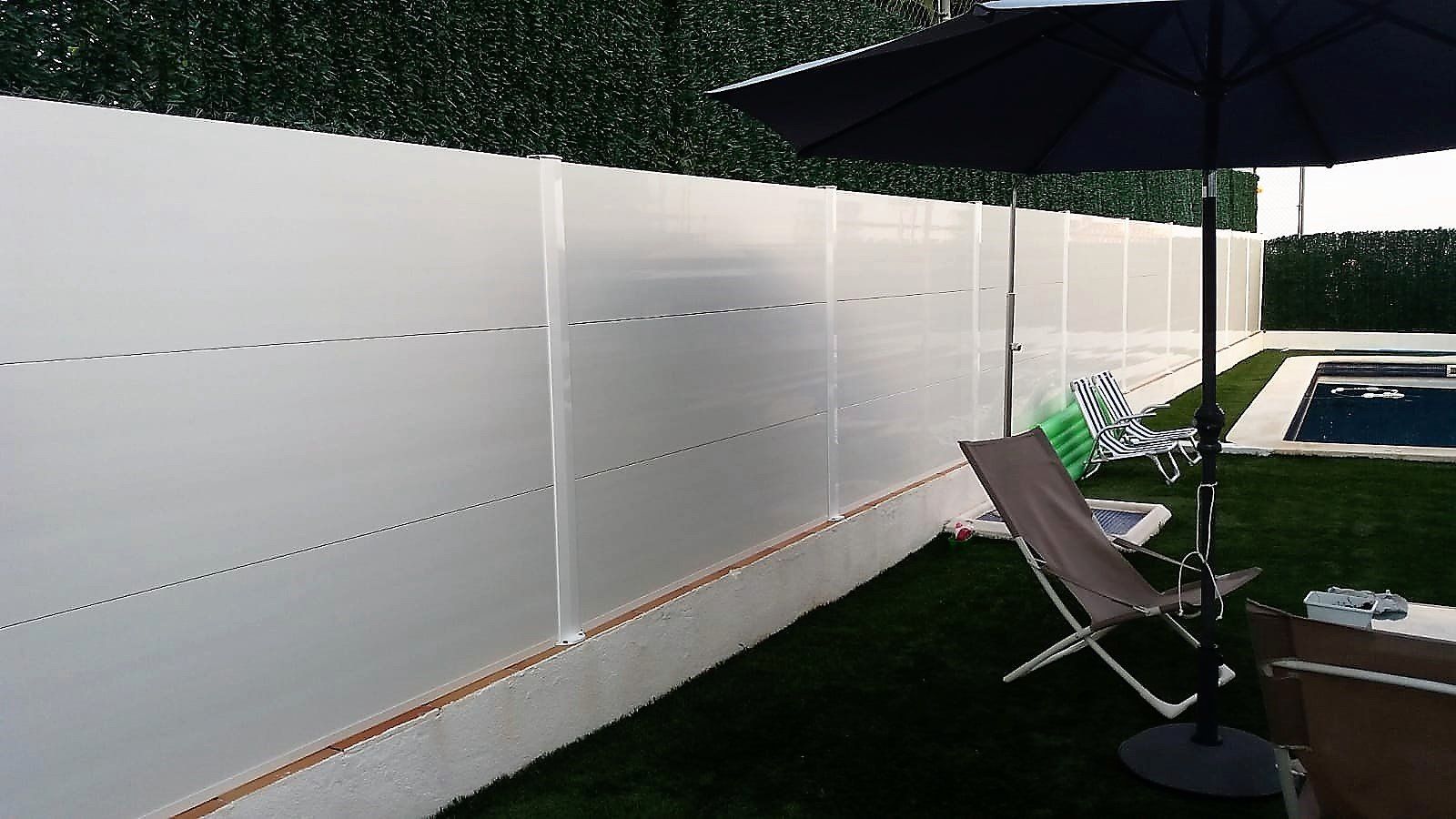 Vallas y verjas sintéticas PVC ocultación total de Cerramientos Vadía Vallas y verjas sintéticas PVC ocultación total de Cerramientos Vadía