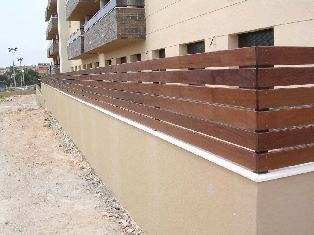 Verjas decorativas madera lamas IPE de Cerramientos Vadía Verjas decorativas madera lamas IPE de Cerramientos Vadía