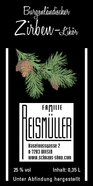 Zirben-Likör aus dem Burgenland