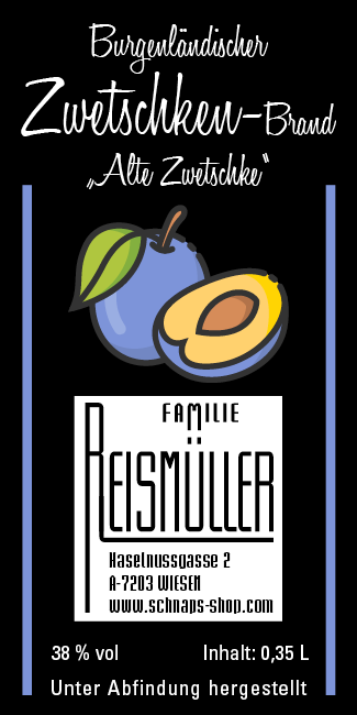 Zwetschken-Brand aus dem Burgenland