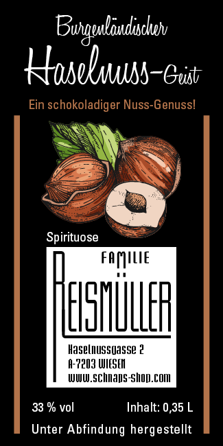 Haselnuss-Geist aus dem Burgenland