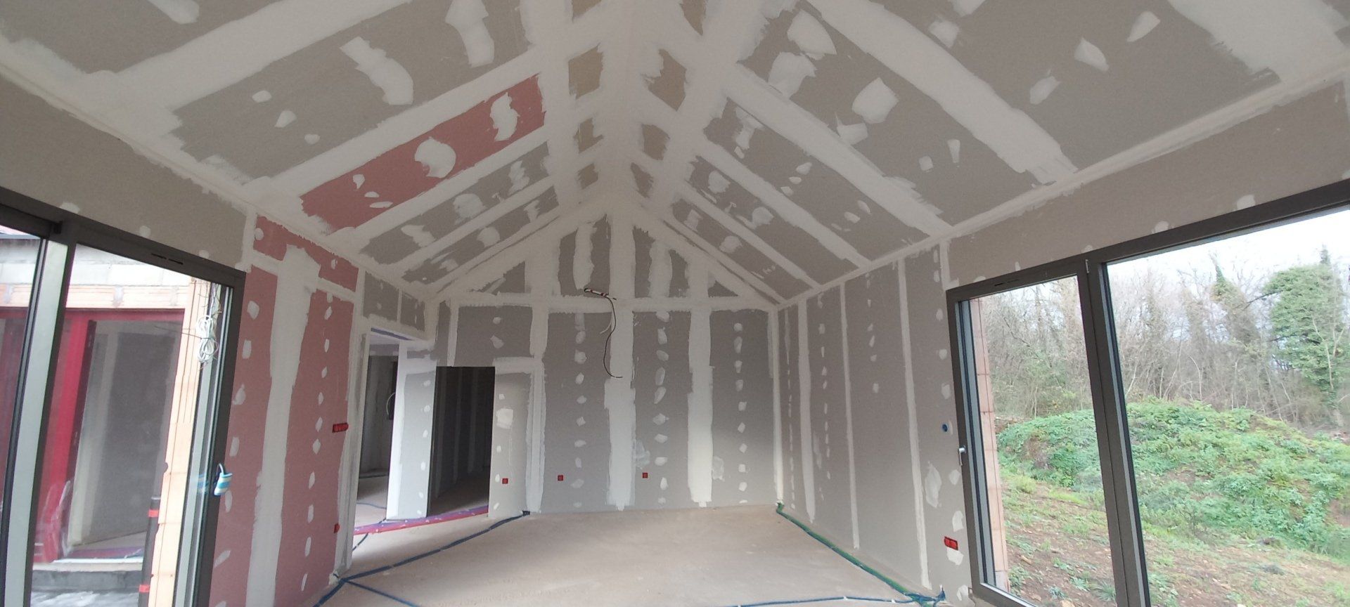 isolation laine de bois plafond cathedrale a colombier haute saone