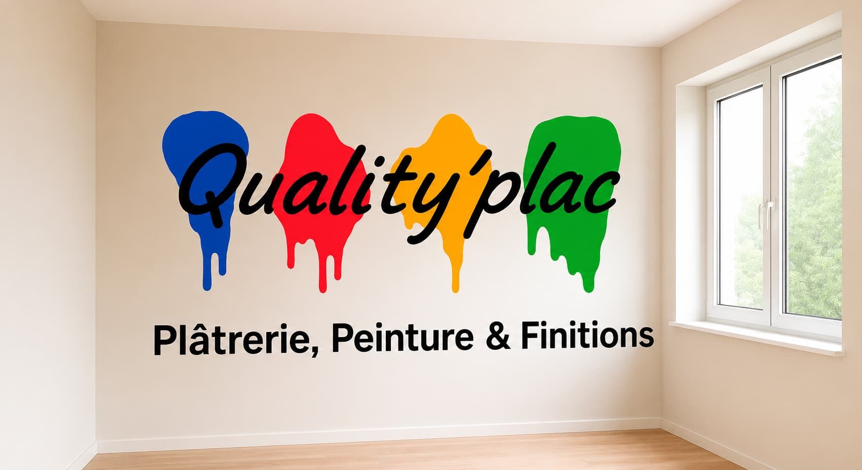 Intérieur rénové - plâtrerie, isolation et peinture par Quality'plac en Haute-Saône