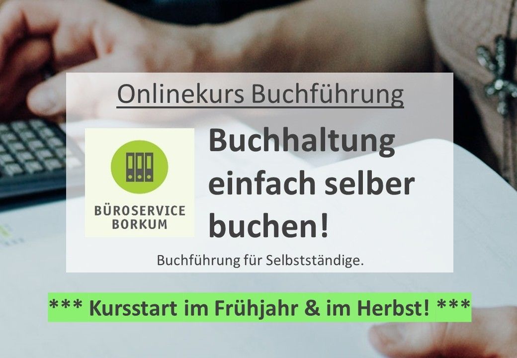 Büroservice Borkum - Onlinekurs Buchführung
