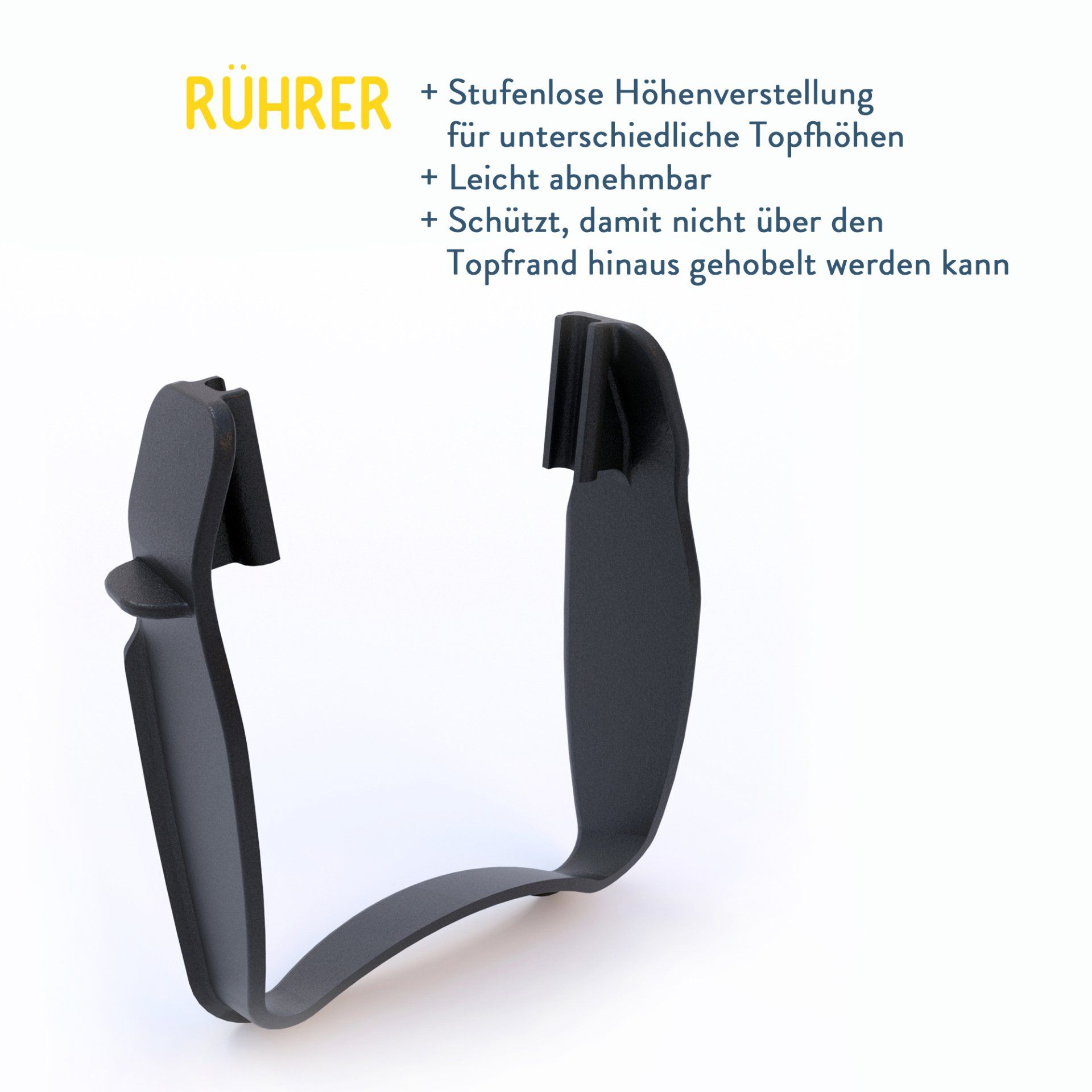 Rührspatz, Spätzlehobel mit Rührfunktion