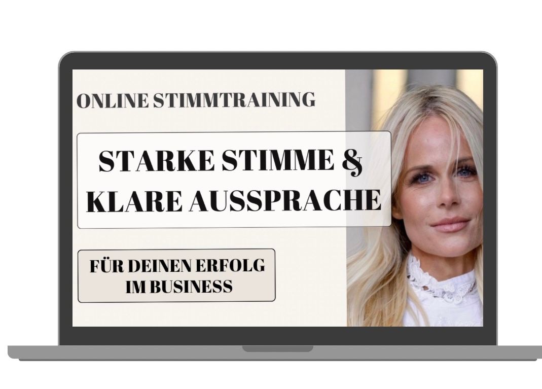 Stimmtraining online mit Logopädin Esther Kaben